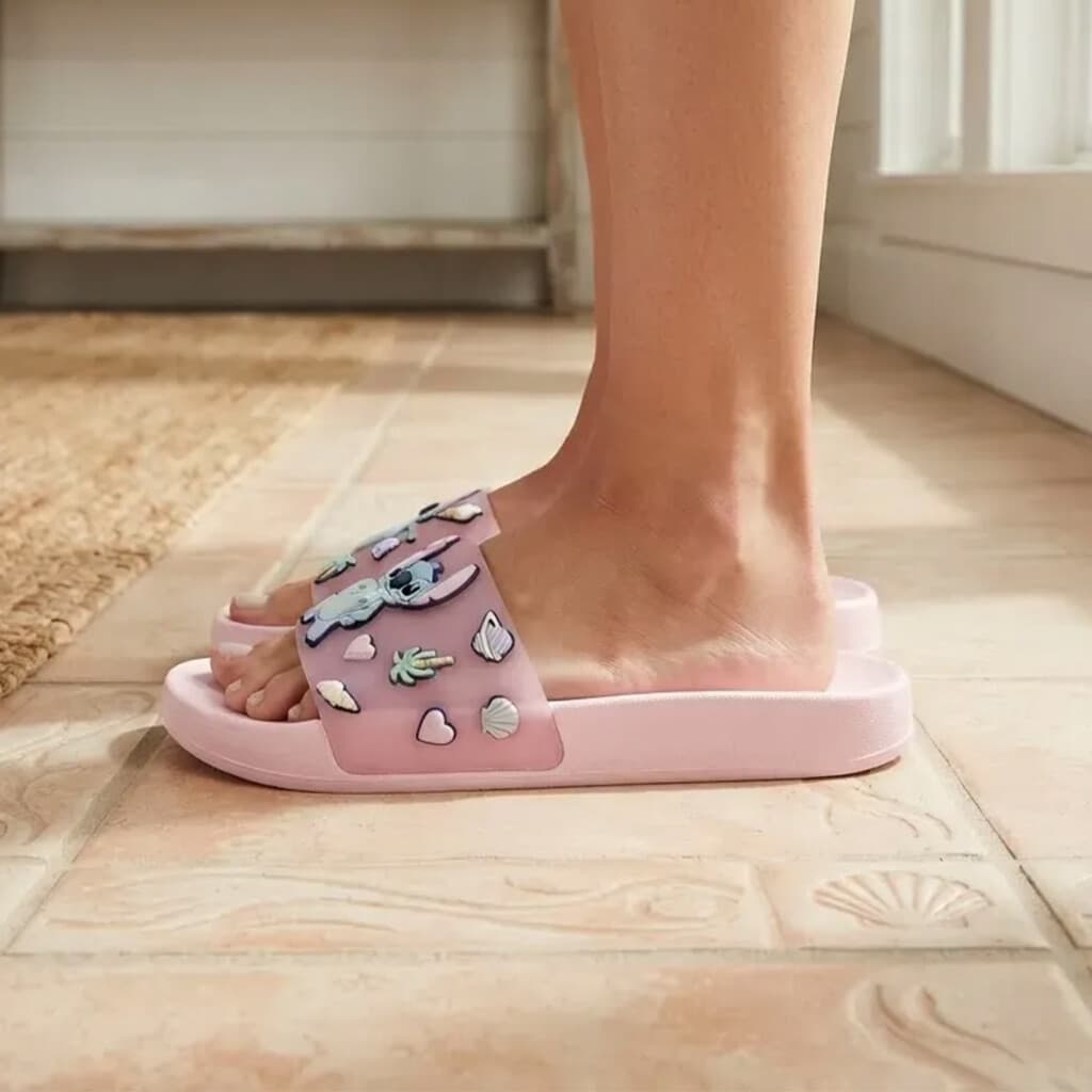 Chinelas 3D Infantil de Goma Stitch Talle 32-37 - Talle 34/35 - 1