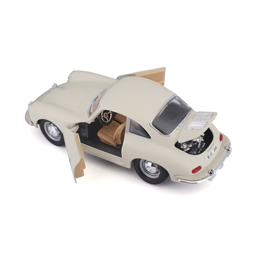 Auto de Colección Bburago Porsche 356B Coupe Año 1961 Escala 1:24 - 5