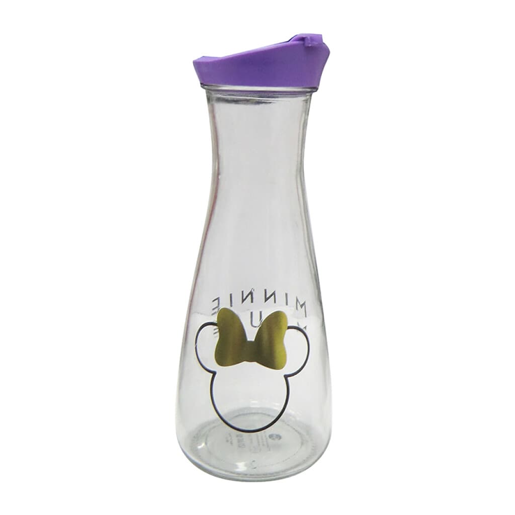 Botella Vidrio Carafe Minnie 900 ml - 1