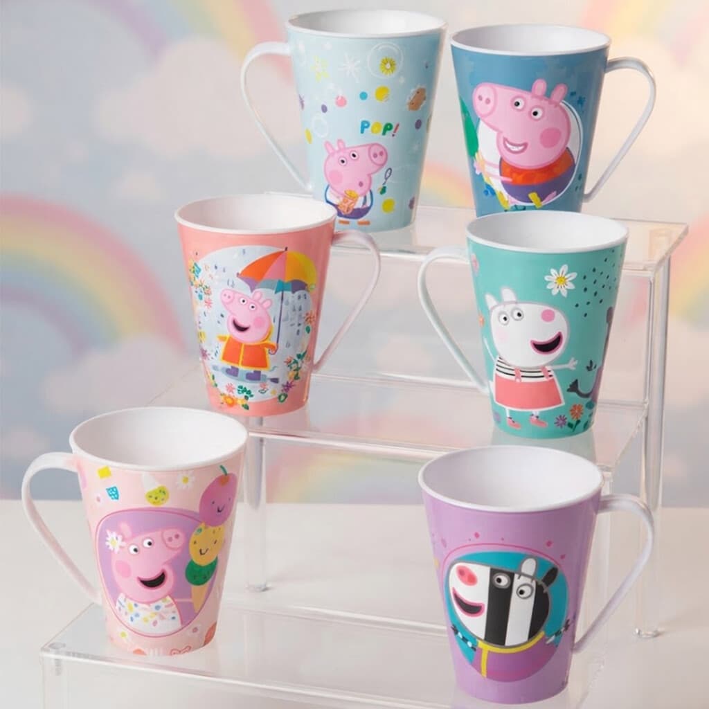 Taza de Plástico Peppa Pig 360 ml Diseños Surtidos - COLORES SURTIDOS - 1