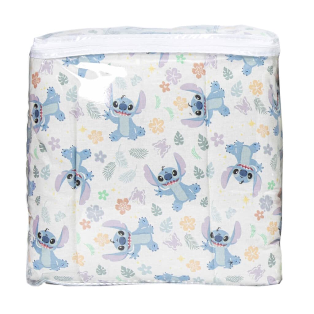 Acolchado Infantil 130 Hilos 1 Plaza 100% Algodón - Stitch - 4