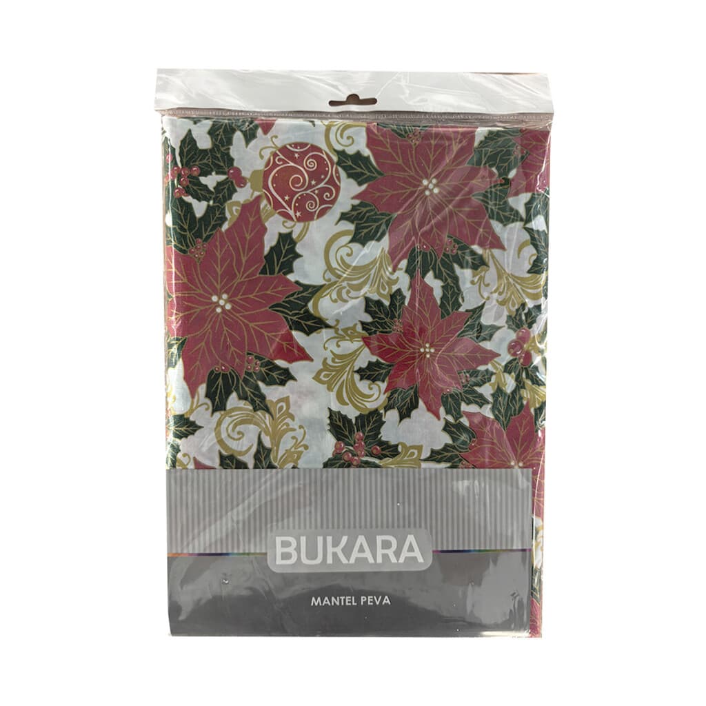 Mantel Rectangular Bukara Peva 140 x 260 cm - Navidad Muérdago - 2