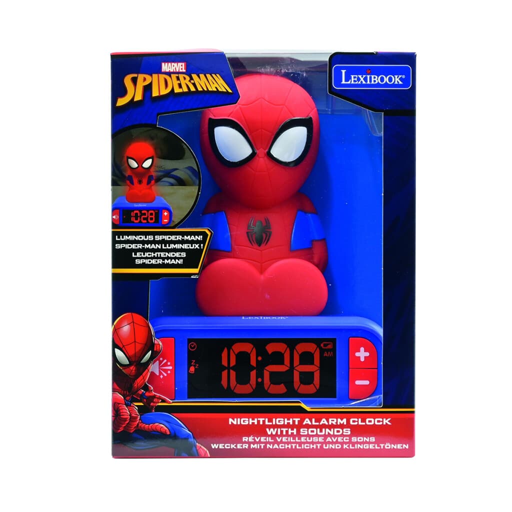 Reloj Despertador Digital 3D Lexibook - Spiderman - 2