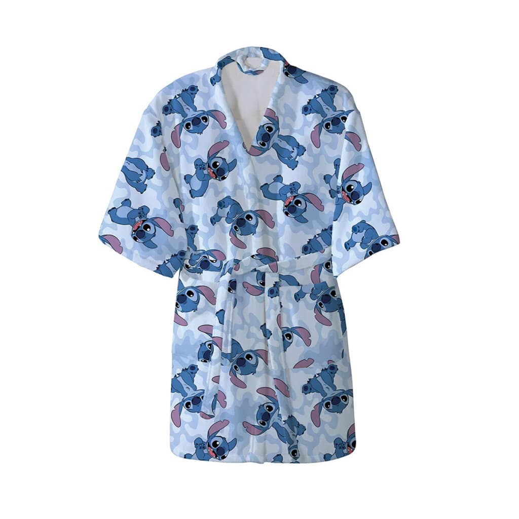 Bata de Baño Infantil Velour Stitch Talle P al G - 3
