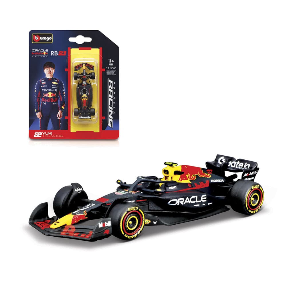 Auto Bburago Formula 1 Red Bull Escala 1:64 - Yuki Tsunoda - 1