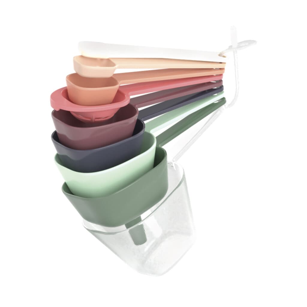 Pack de 9 Cucharas Medidoras de Cocina - MULTICOLOR/PASTEL - 1