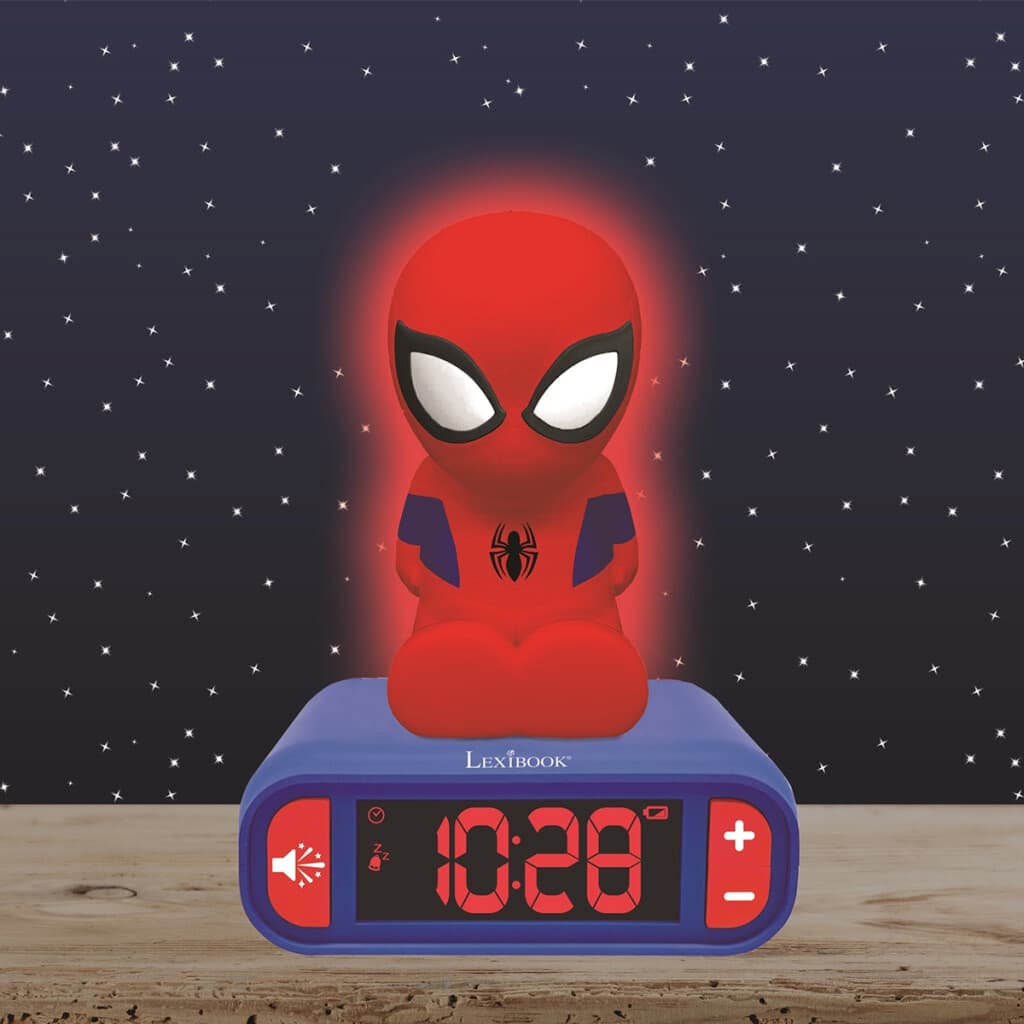 Reloj Despertador Digital 3D Lexibook - Spiderman - 1