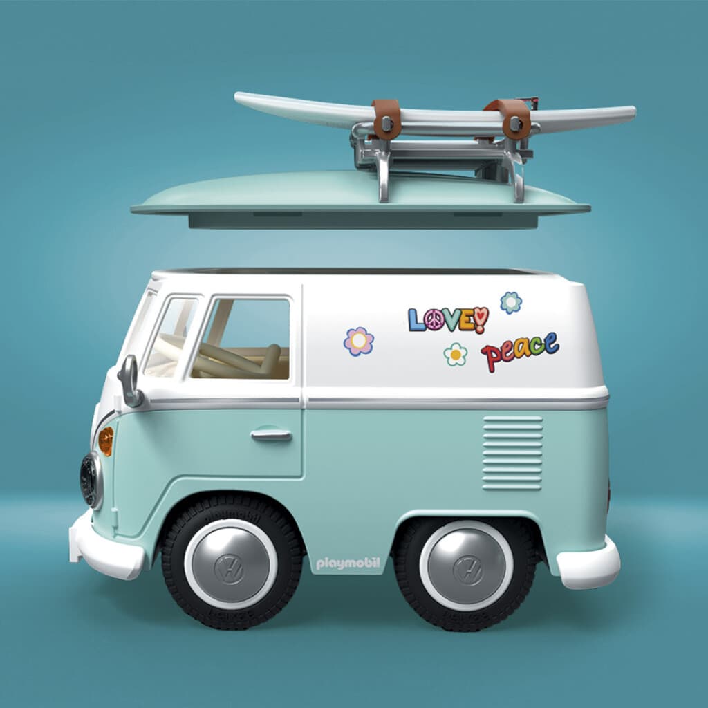 Camioneta T1 Camper Volkswagen Playmobil 31 Piezas - 3