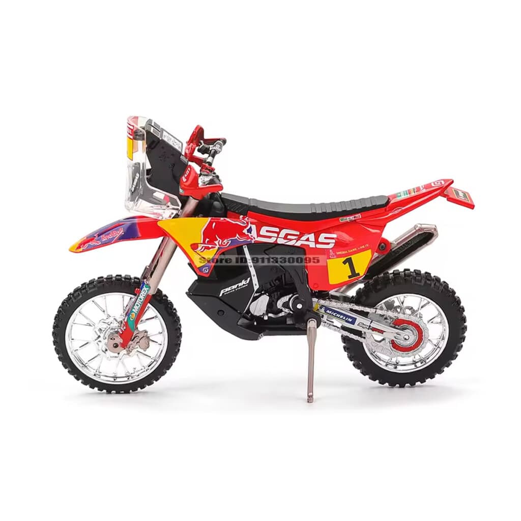 Motocicleta Bburago Gasgas RX450F (Dakar 2023) Escala 1:18 - 3