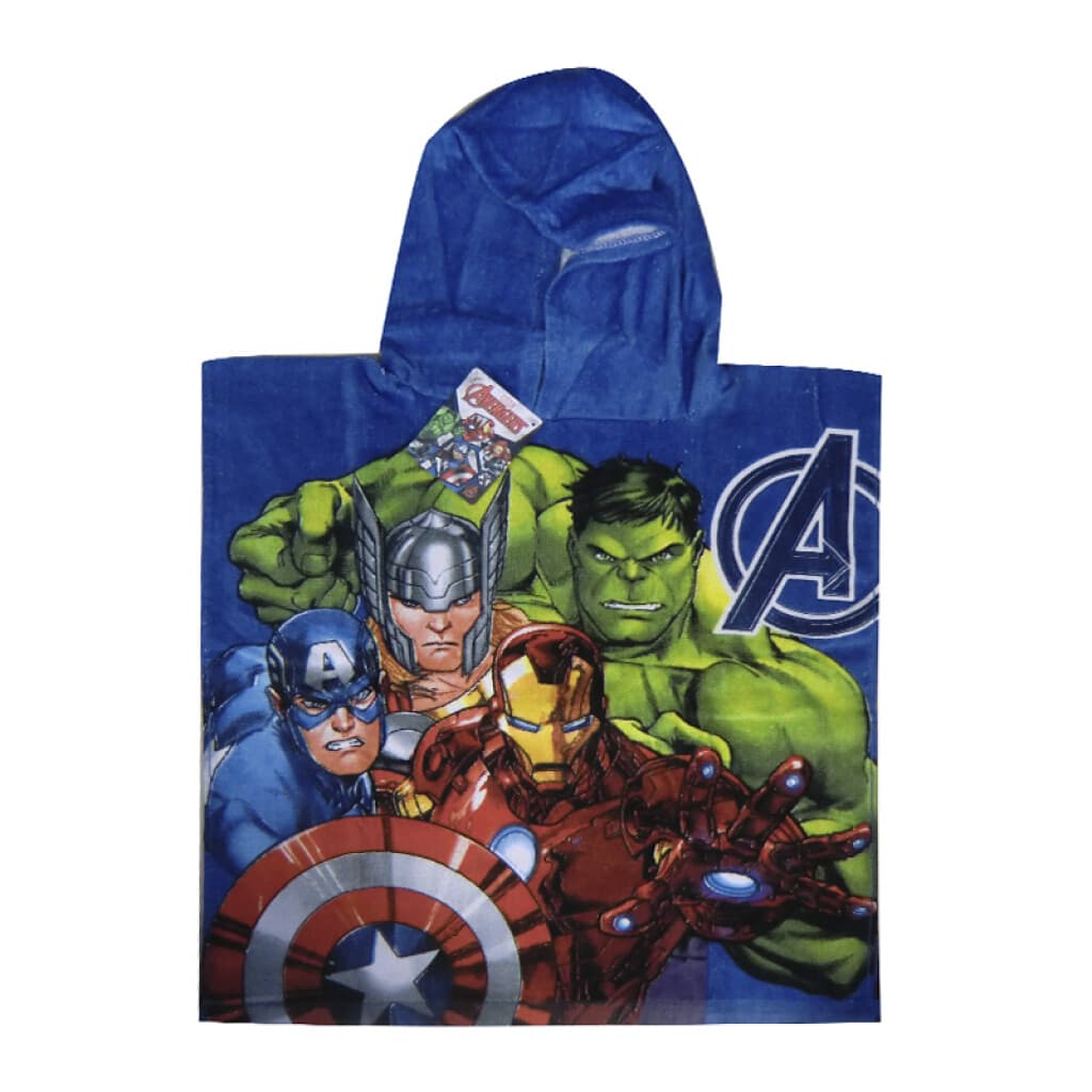 Bata Poncho 100% Algodón 50 x 50 cm - Avengers - 2