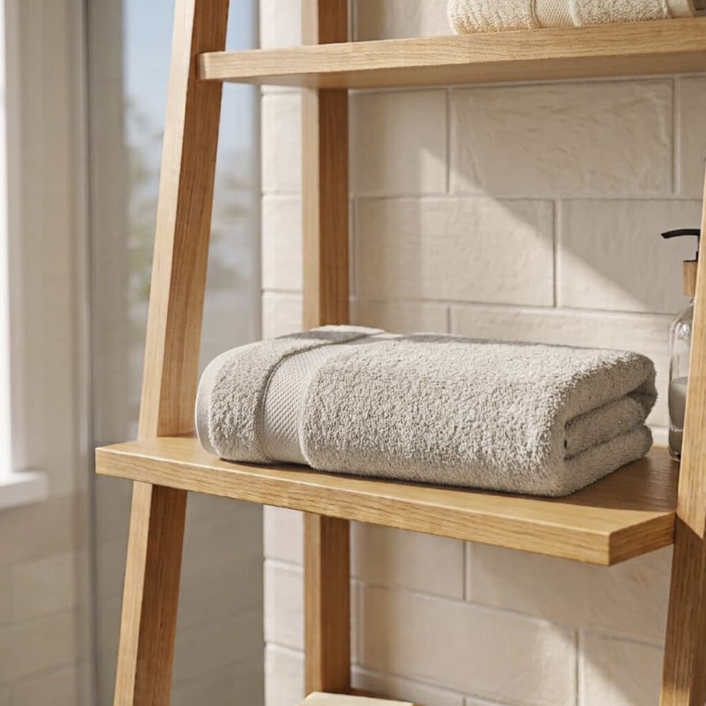 Toalla Baño Elis Döhler 65 cm x 130 cm 100% Algodón - BEIGE - 1
