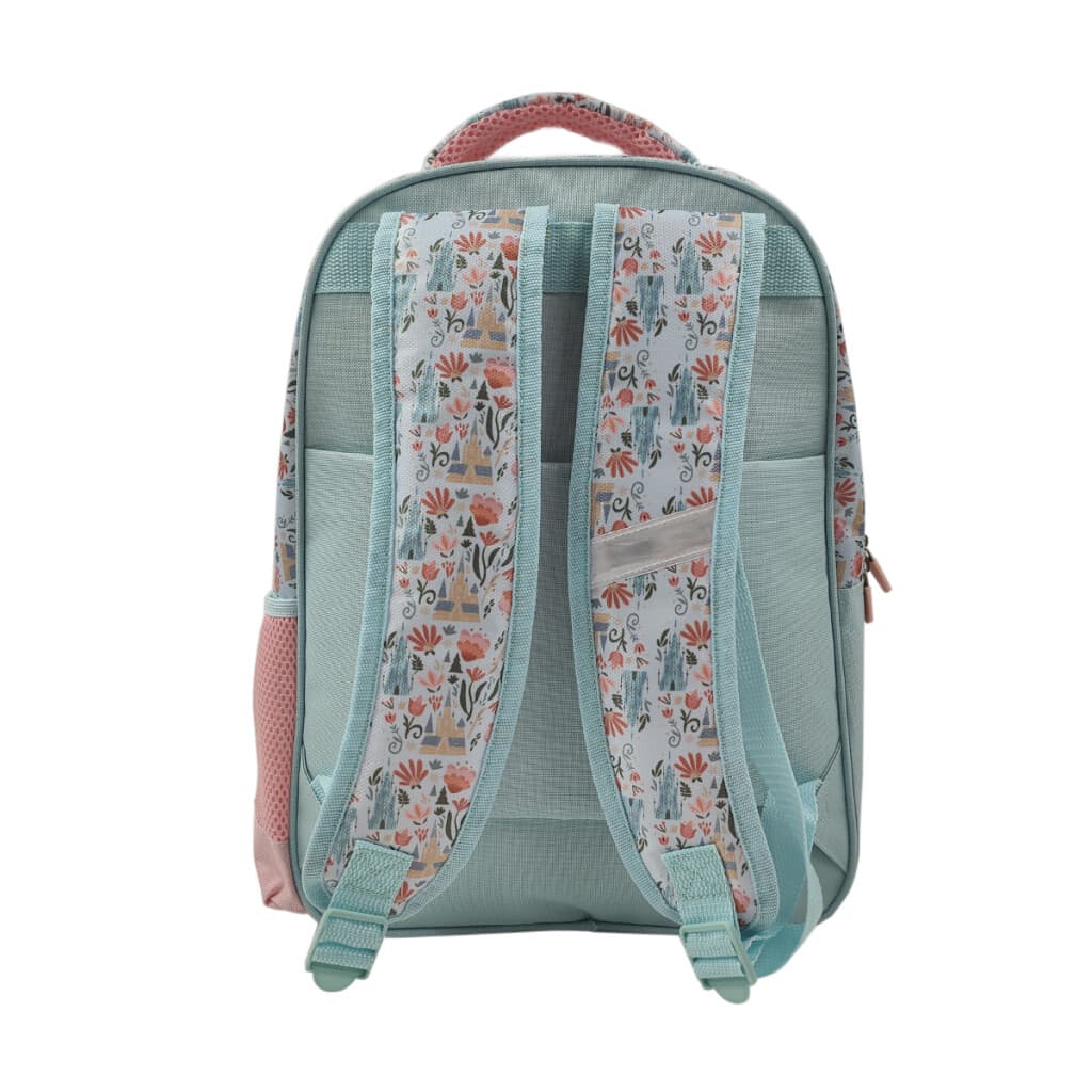 Mochila Infantil Frozen Jacquard Grande 40 x 30 cm - ROSA/CELESTE - 3
