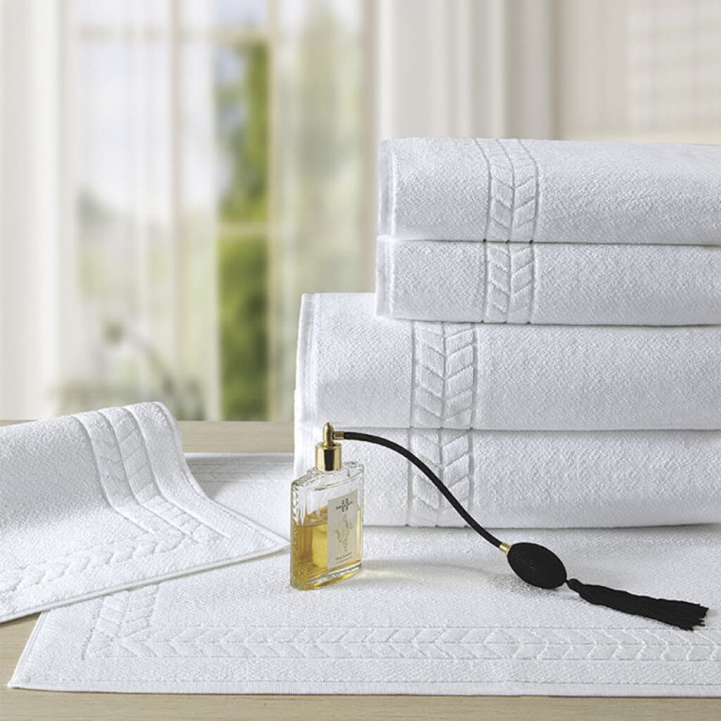 Toalla Baño Dohler Profi Top 75 x 150 cm 100% Algodón - BEIGE/BLANCO - 1