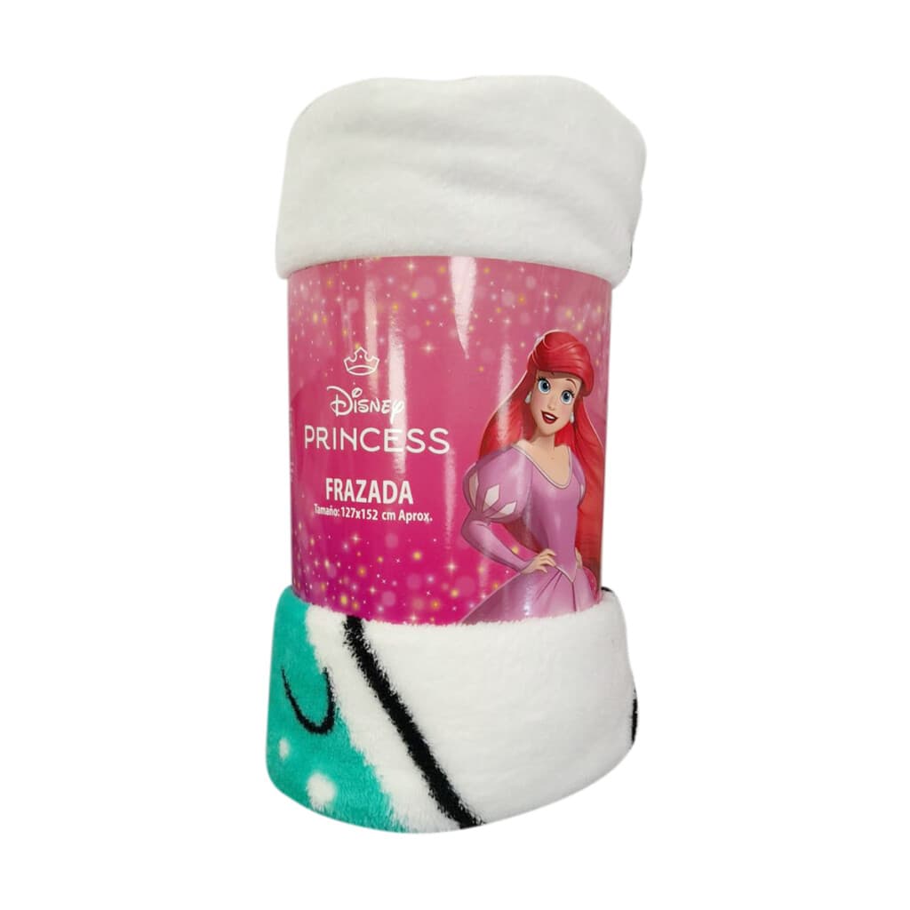 Frazada Coral Infantil La Sirenita 127 x 152 cm - BLANCO - 2