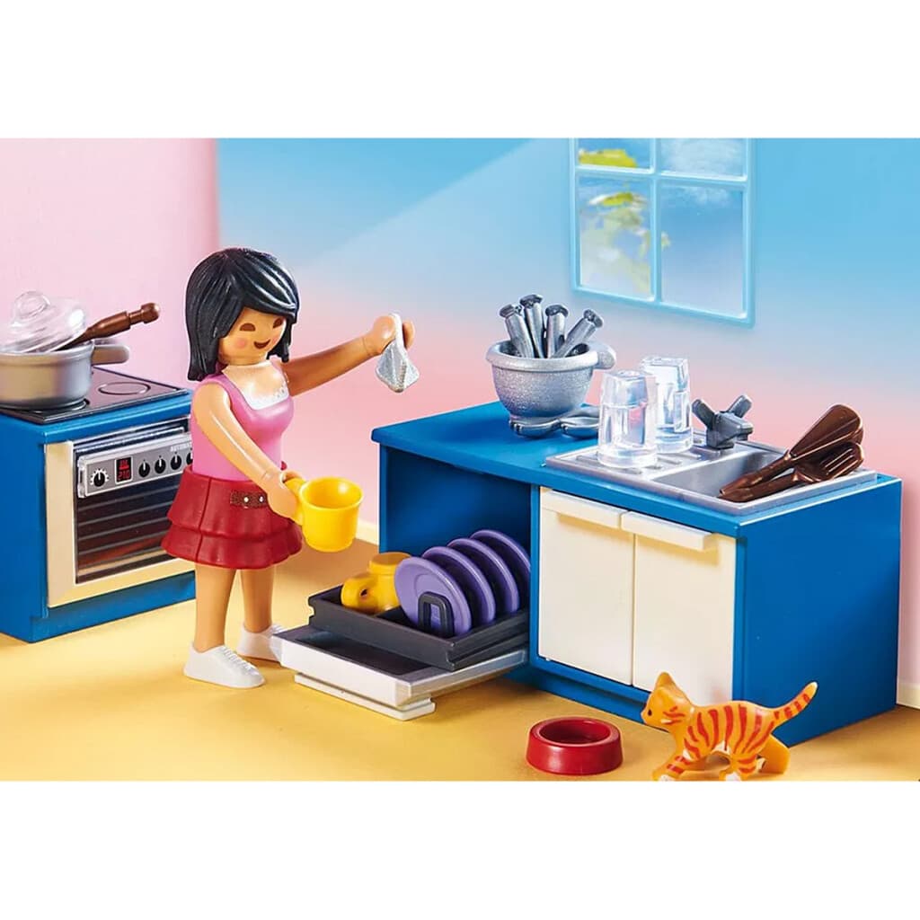 Cocina Completa con Familia Playmobil 129 Piezas - 5