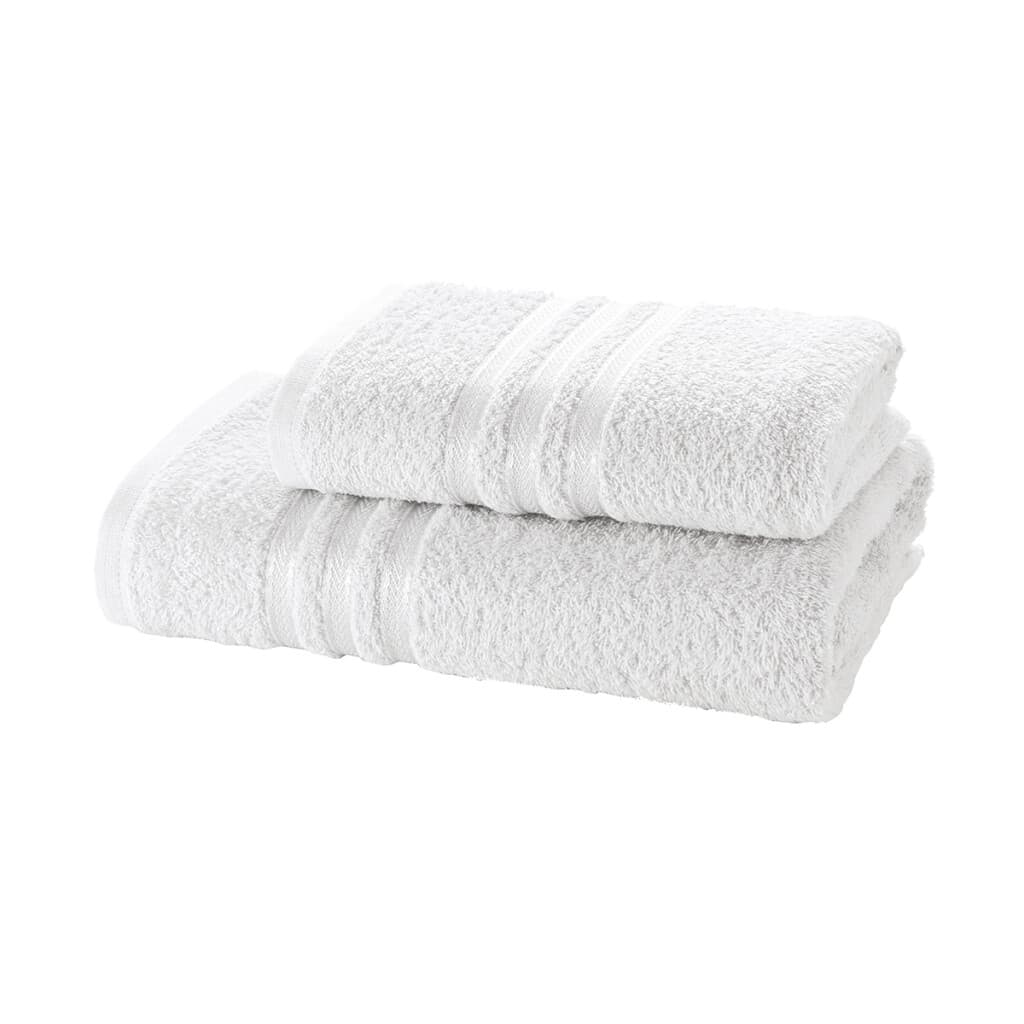 Pack x 2 Toallas Priori Dohler 100% Algodón - BLANCO - 2