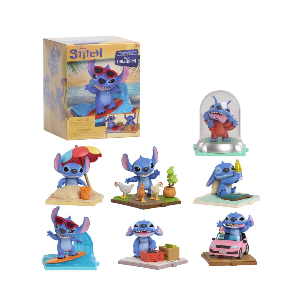 Figura Coleccionable con Base Stitch Sorpresa Just Play - Stitch - 2