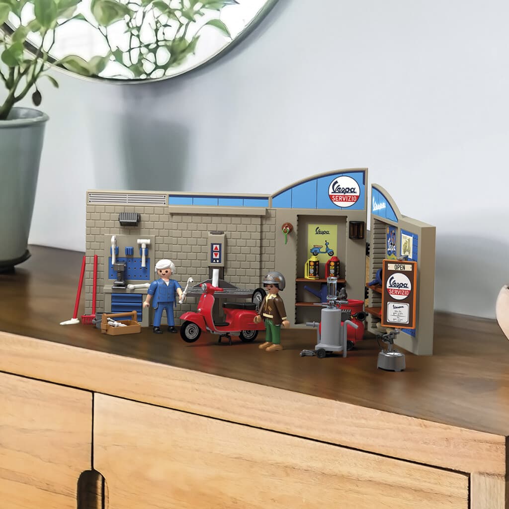 Mecánico de Vespa Años 60 Playmobil 88 Piezas - 1