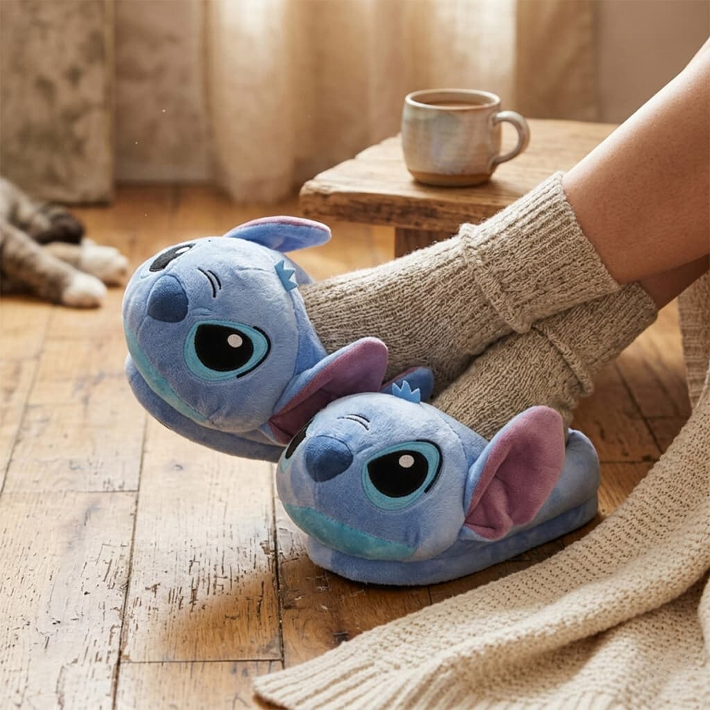 Pantufla Infantil Stitch con Forma 3D Talle 28 al 33 - 1