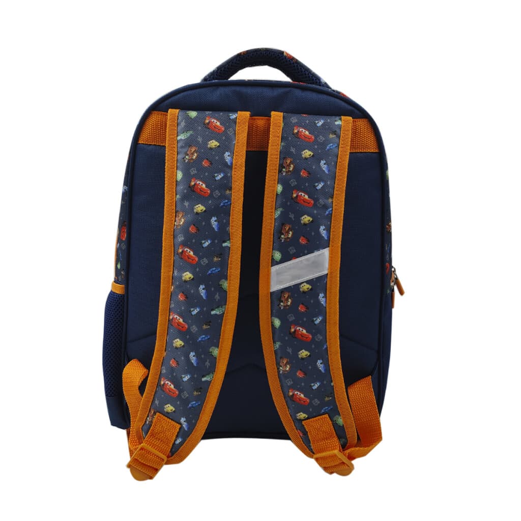 Mochila Infantil Cars Jacquard Grande 40 x 30 cm - AZUL - 3