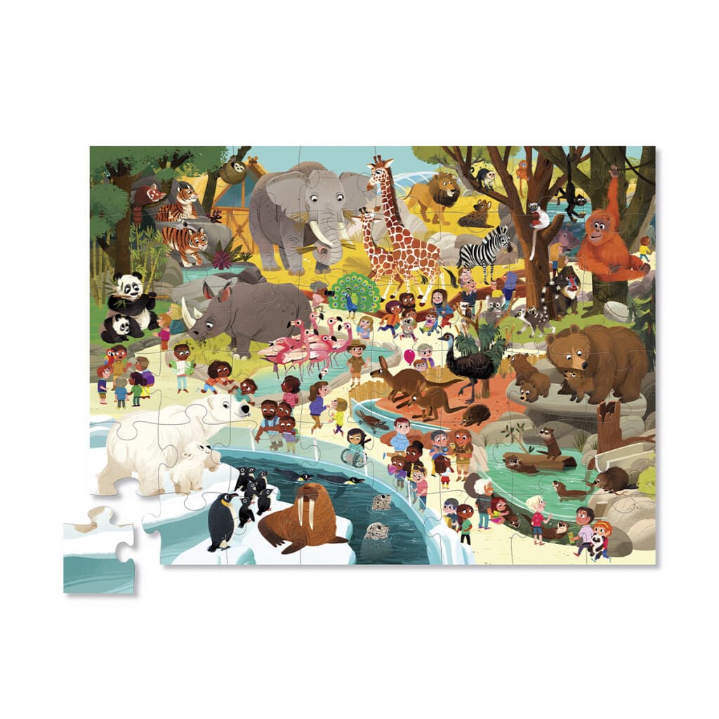 Puzzle Crocodile Creek 48 Piezas 45 cm x 60 cm - ZOO