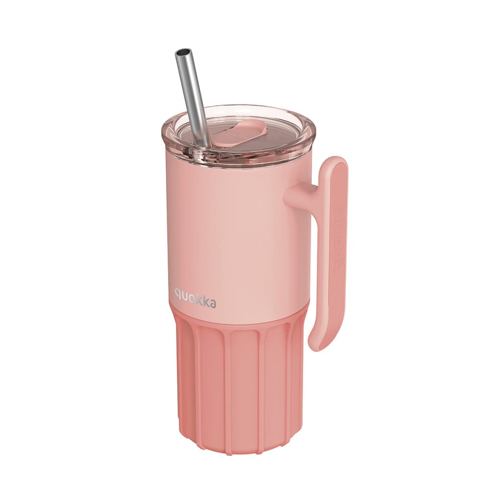 Vaso Térmico de Acero Umi con Pajita Quokka 720 ml - ROSA - 2