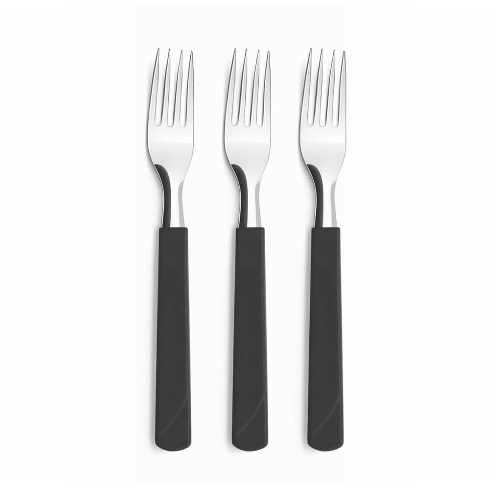 Set X3 Tenedores Treviso de Simonaggio - NEGRO - 2