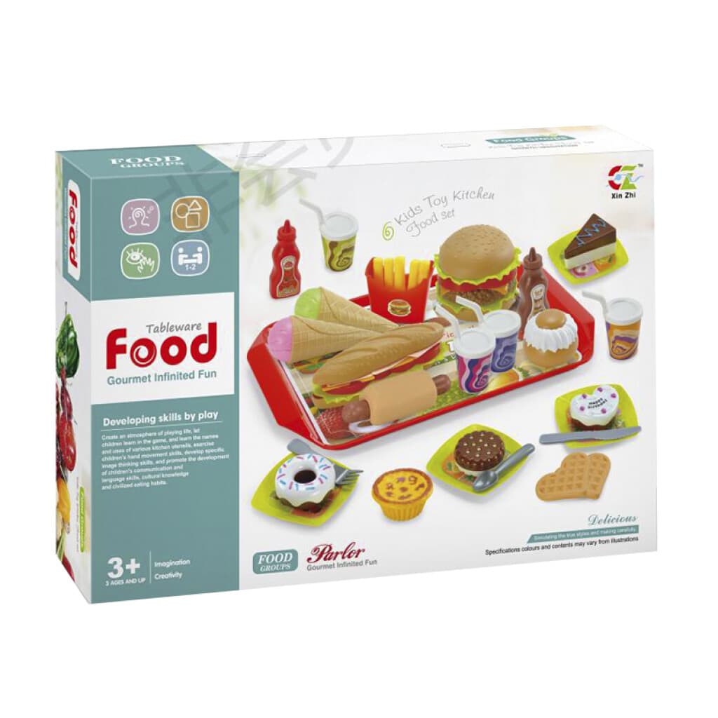 Kit Restaurante de Comida Rápida 28 Piezas - 2