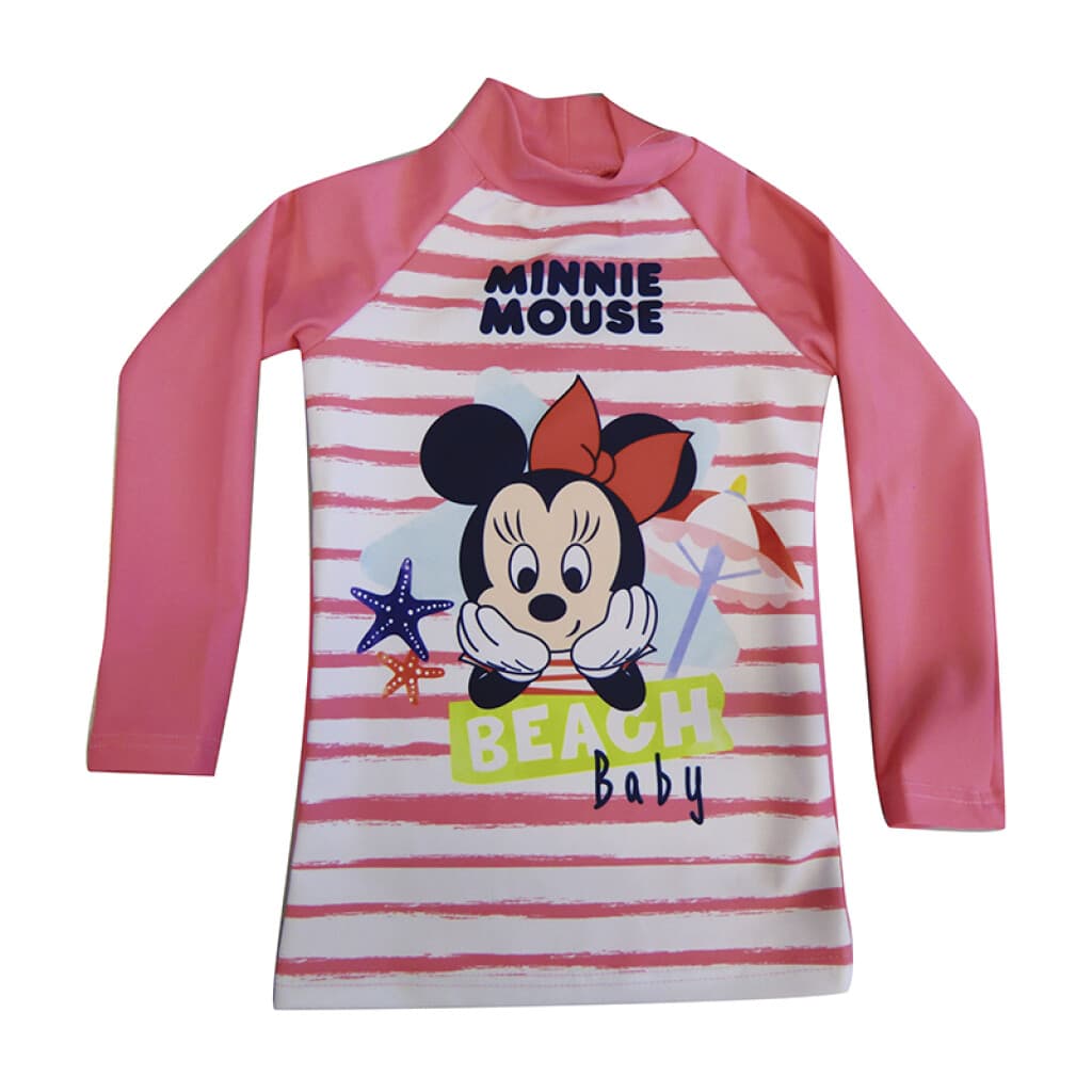 Remera UV Malla Bebé Talles 6/24 Meses - Minnie Rosa - 18/24 Meses - 1