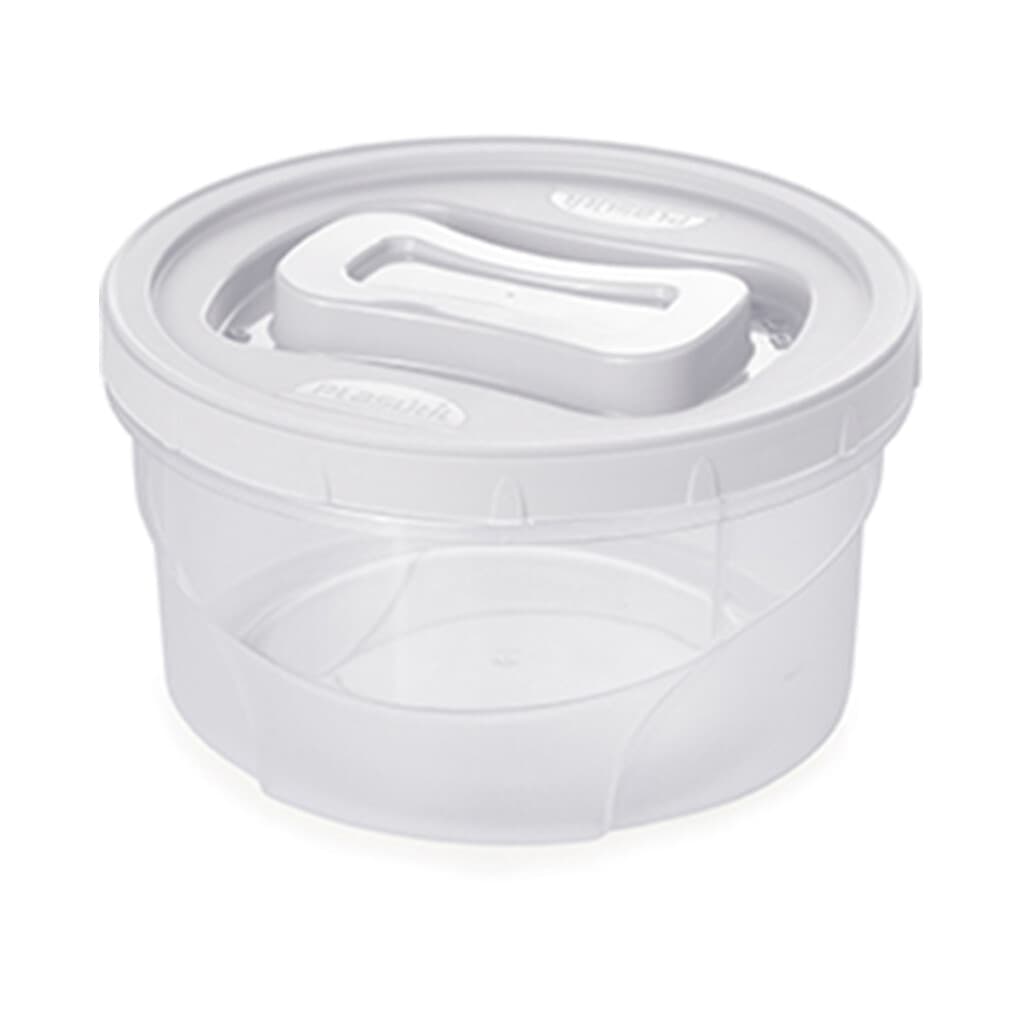 Recipiente Cilíndrico 1,4L Varios Colores - BLANCO