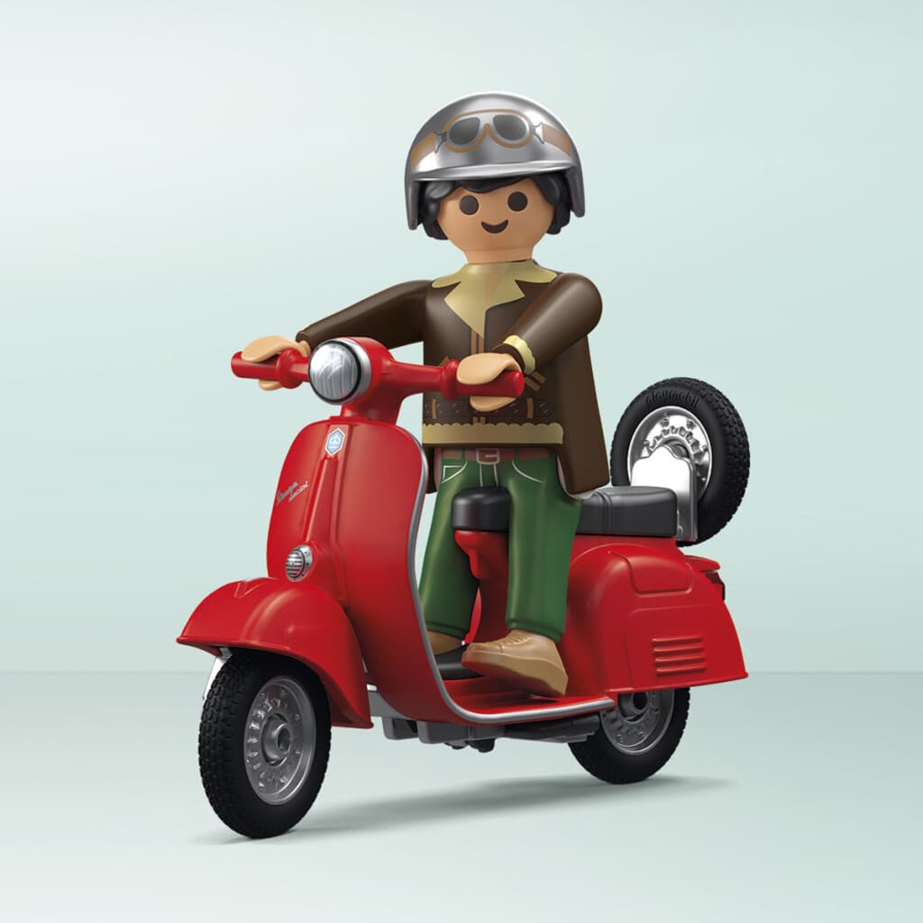 Mecánico de Vespa Años 60 Playmobil 88 Piezas - 5