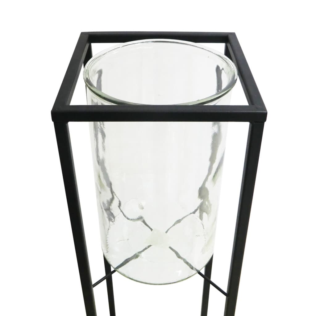 Candelabro Vidrio y Estructura de Metal 76 x 21 cm - 5