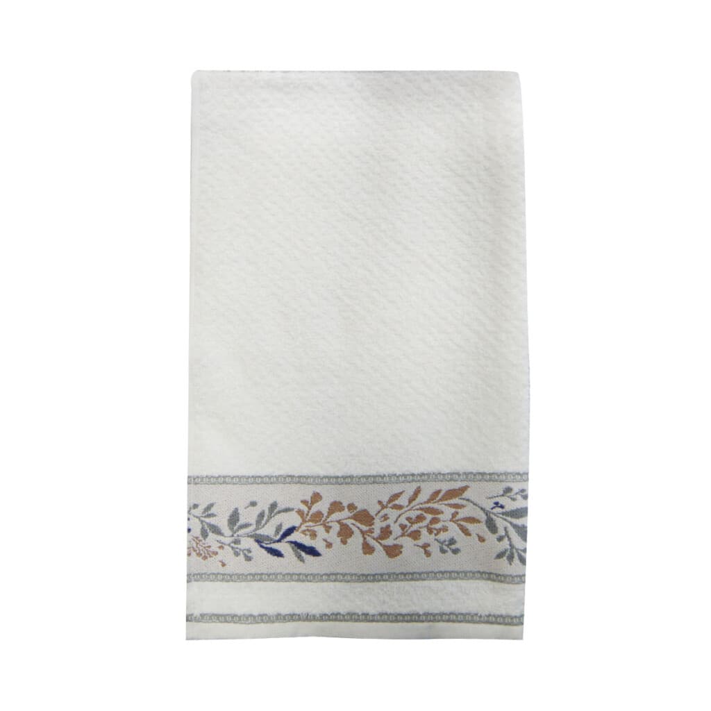Repasador Jacquard para Bordar Dohler 45 cm x 70 cm - VIDA 7030/5225639 BCO - 1