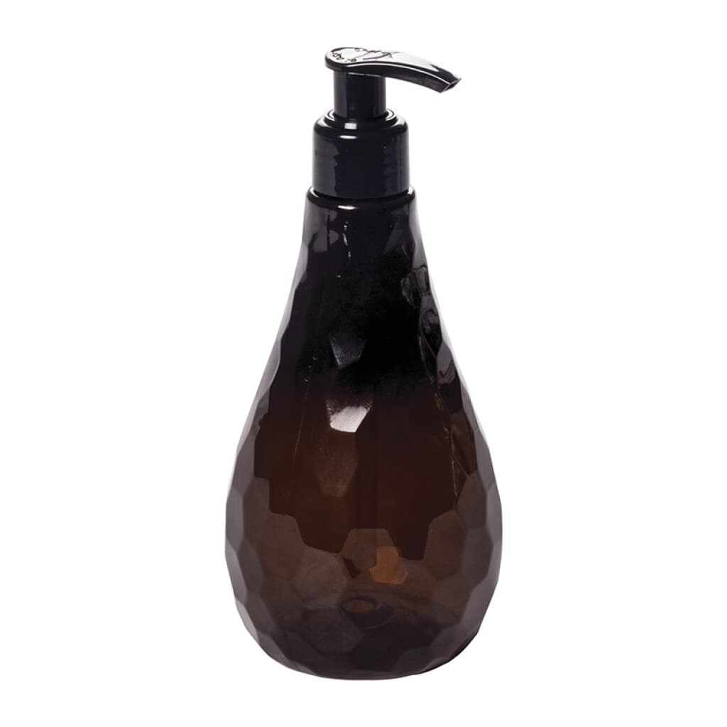 Dispensador Plástico de Jabón Martillado 280 ml - AMBAR - 1