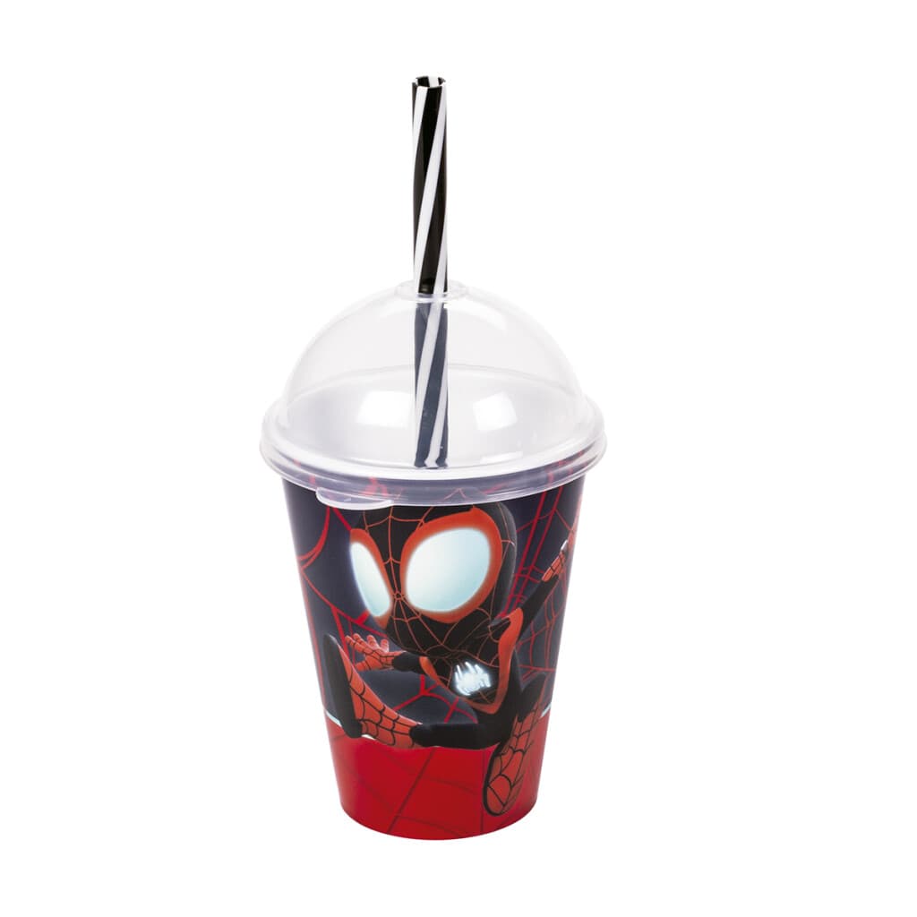 Vaso Plástico Milk Shake Spidey 280 ml Diseños Surtidos - 4