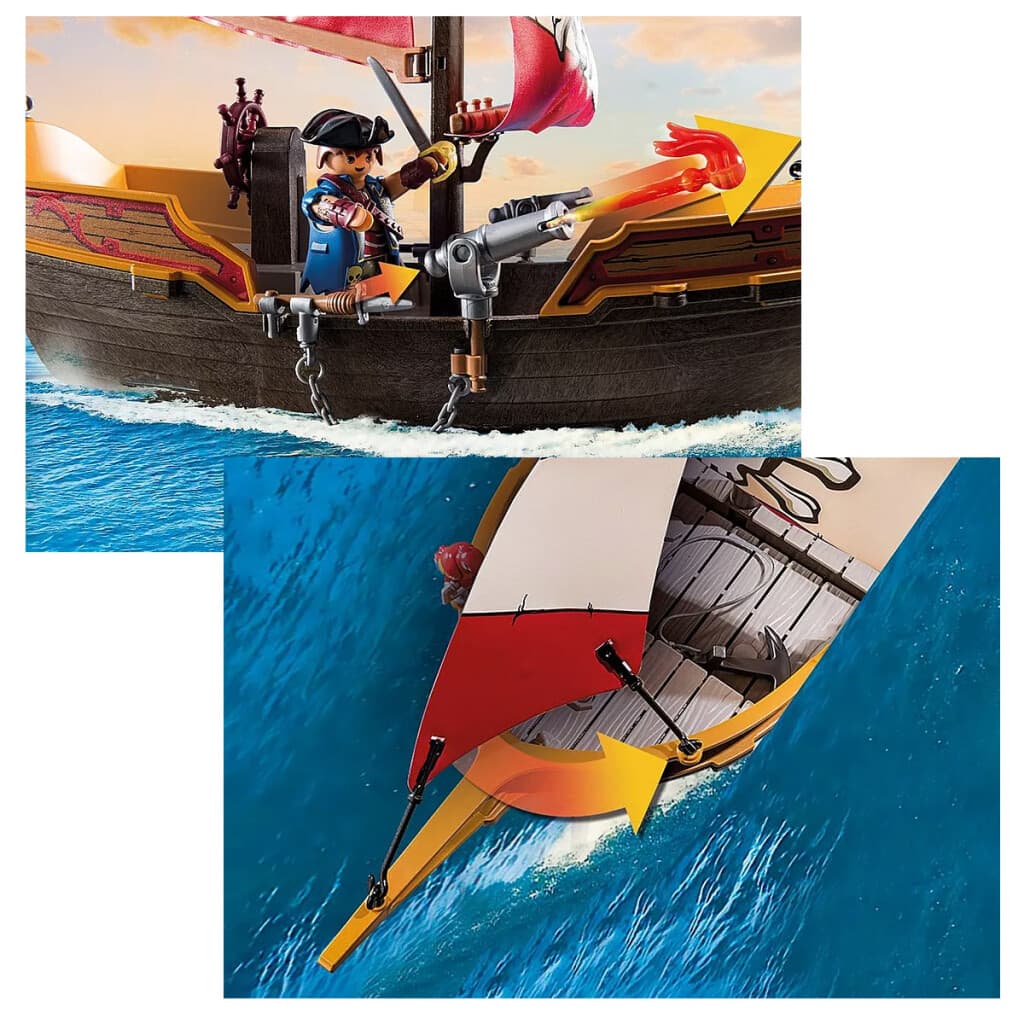 Barco Pirata Playmobil 101 Piezas - 5