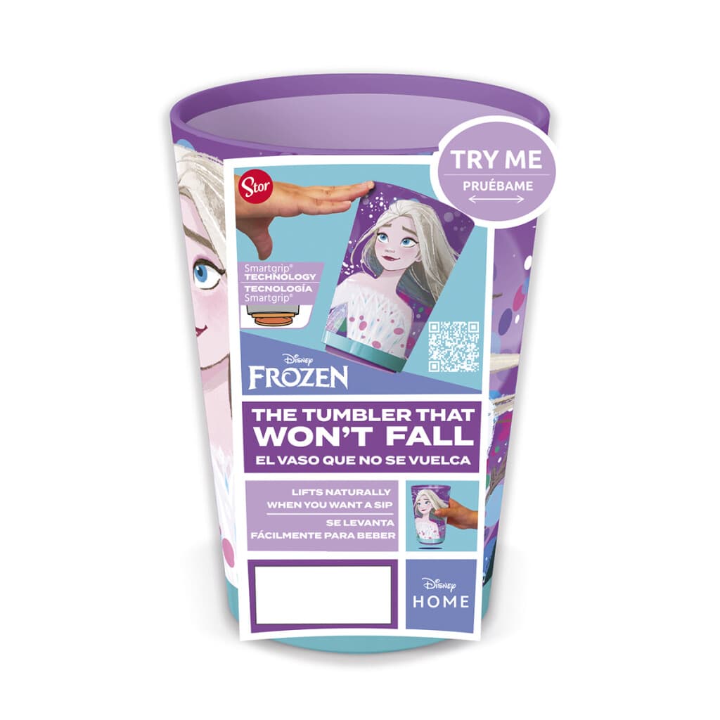 Vaso Plástico Antivuelco Frozen 470 ml - 4