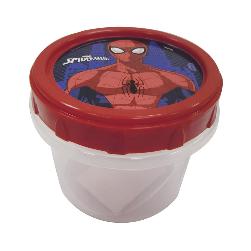 Pote Plástico 300 ml con Tapa Rosca - Spiderman - 1