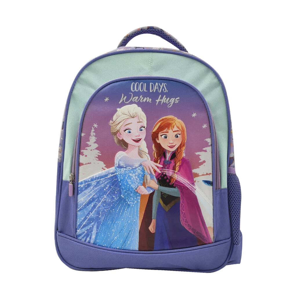 Mochila Infantil Frozen Jacquard Grande 40 x 30 cm - VIOLETA - 1