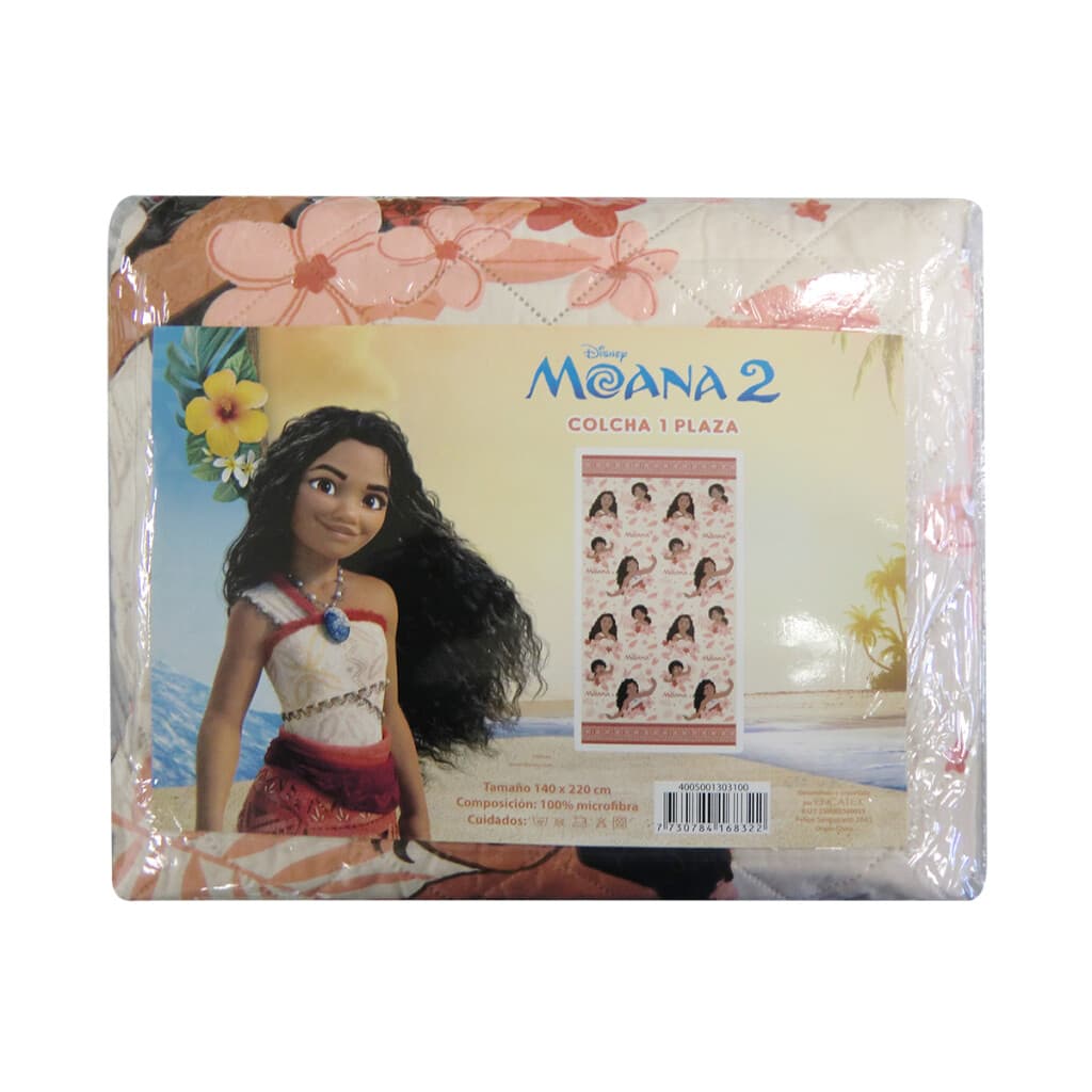Colcha Infantil Moana 1 Plaza 100% Microfibra - 2