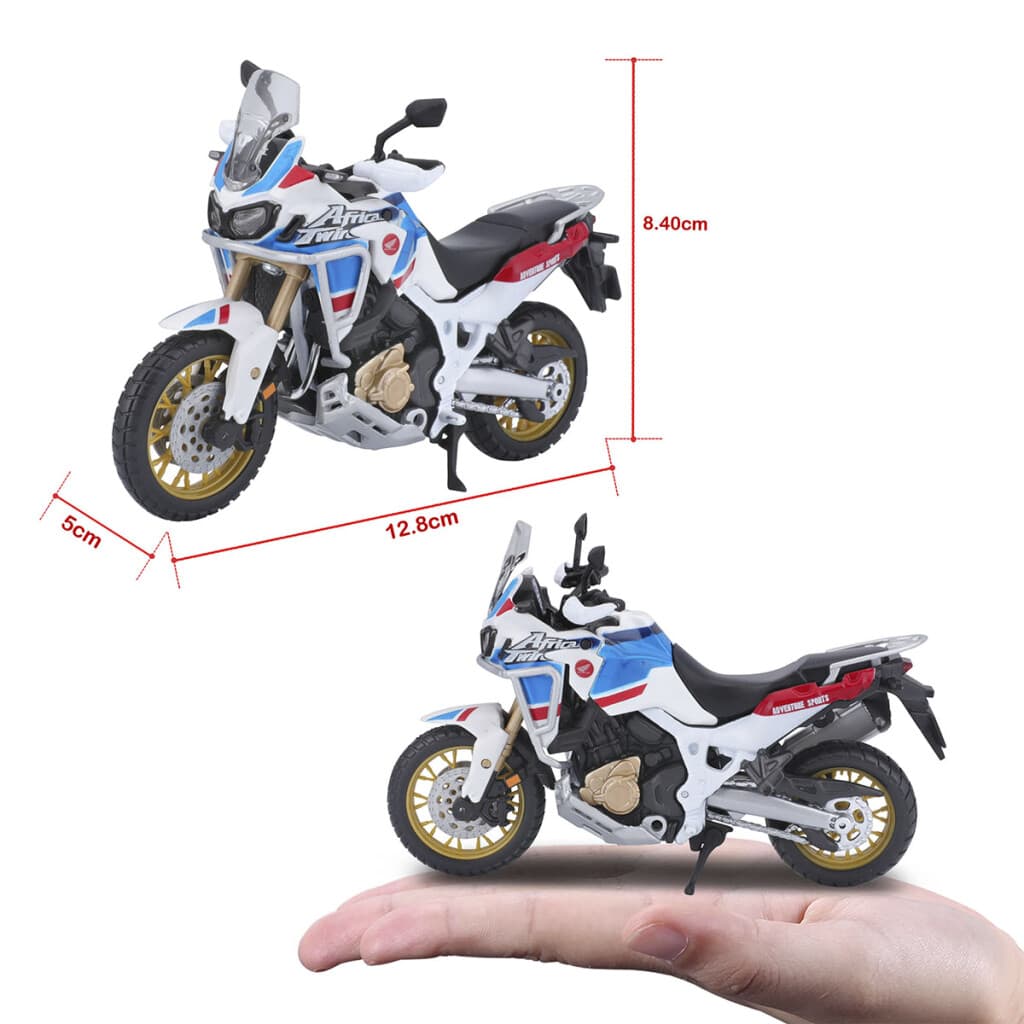 Motocicleta Bburago Honda Africa Twin Adventure Escala 1:18 - 2