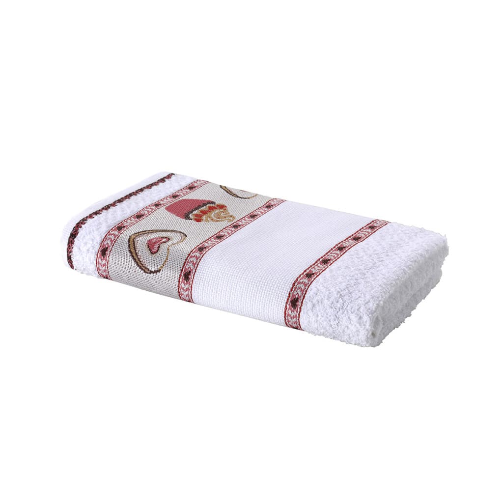 Repasador Jacquard para Bordar Dohler 45 cm x 70 cm - 5391784 DULCES BCO - 3