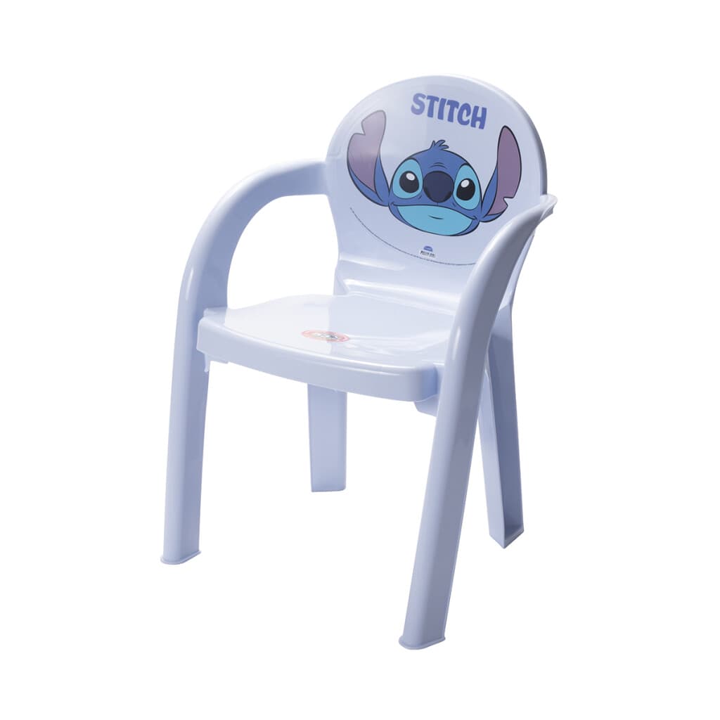 Silla Plástica Infantil PVC Stitch - 1