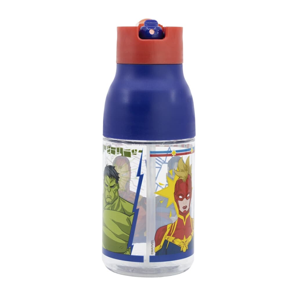 Botella Doble Apertura Avengers 420 ml - 1