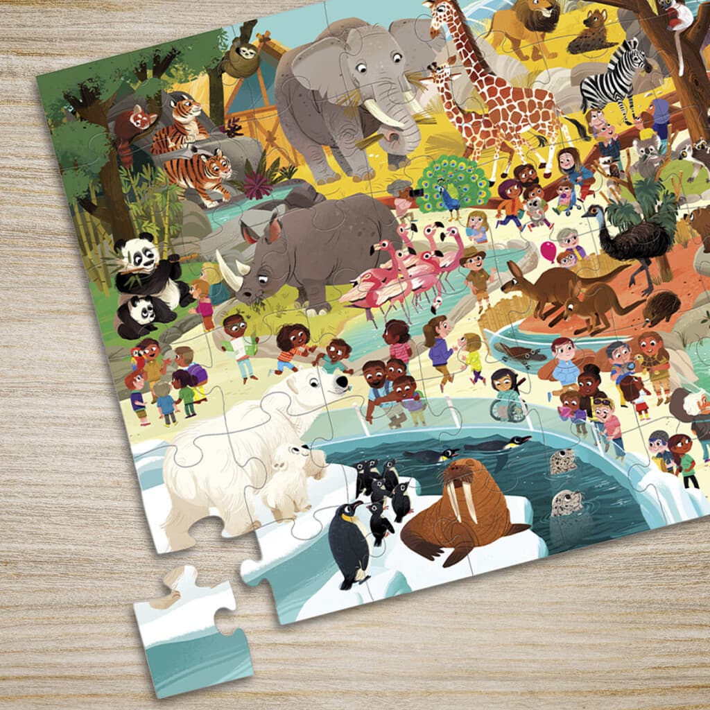 Puzzle Crocodile Creek 48 Piezas 45 cm x 60 cm - ZOO