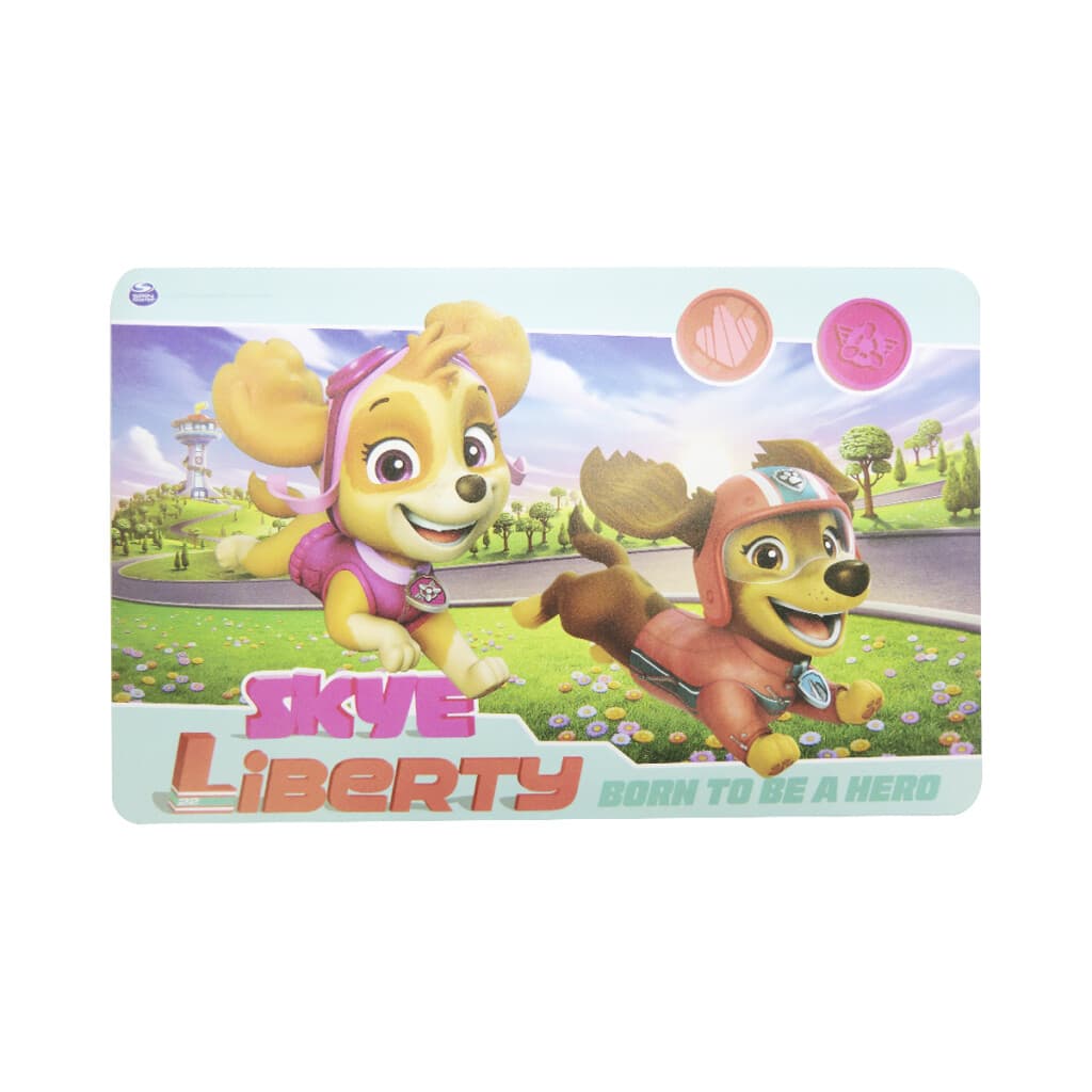 Individual Infantil Plástico Paw Patrol 27 x 42 cm - MENTA - 1