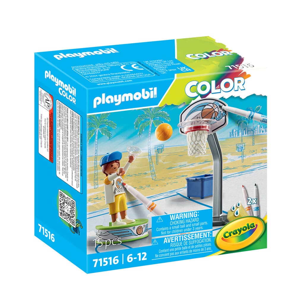Juegos de Basquetbol para Pintar Playmobil 15 Piezas - 2