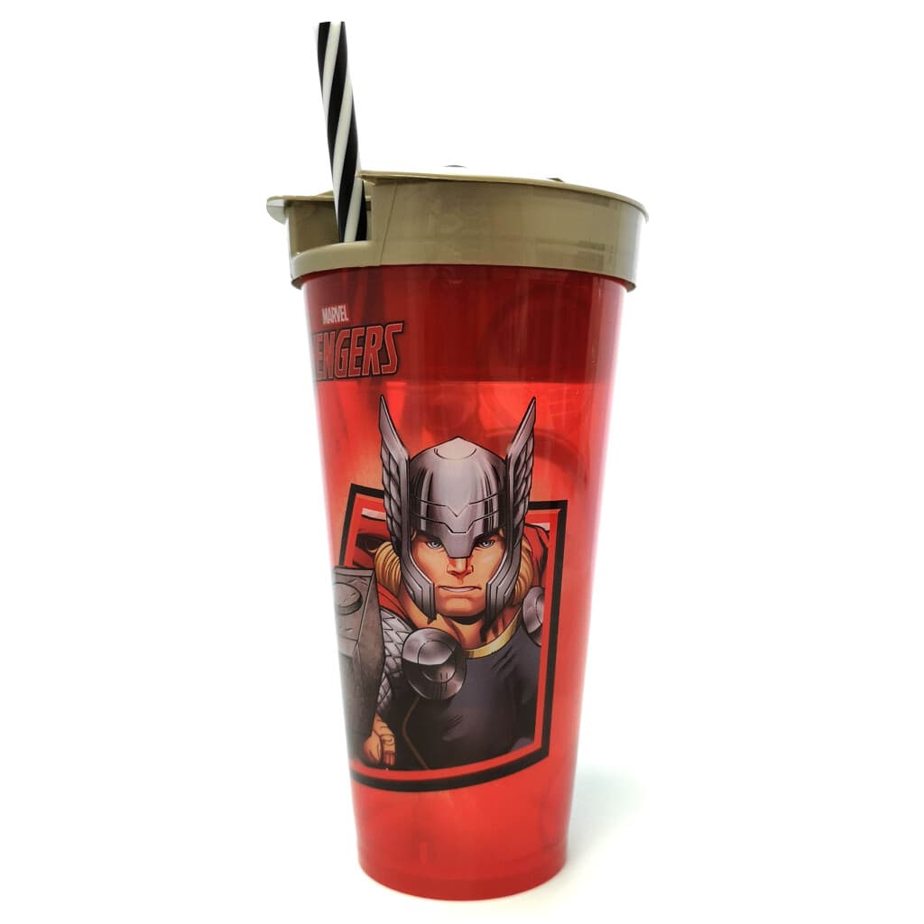 Vaso 2 en 1, pote 220 ml + vaso 540 ml - AVENGERS IRON MAN Y THOR - 1