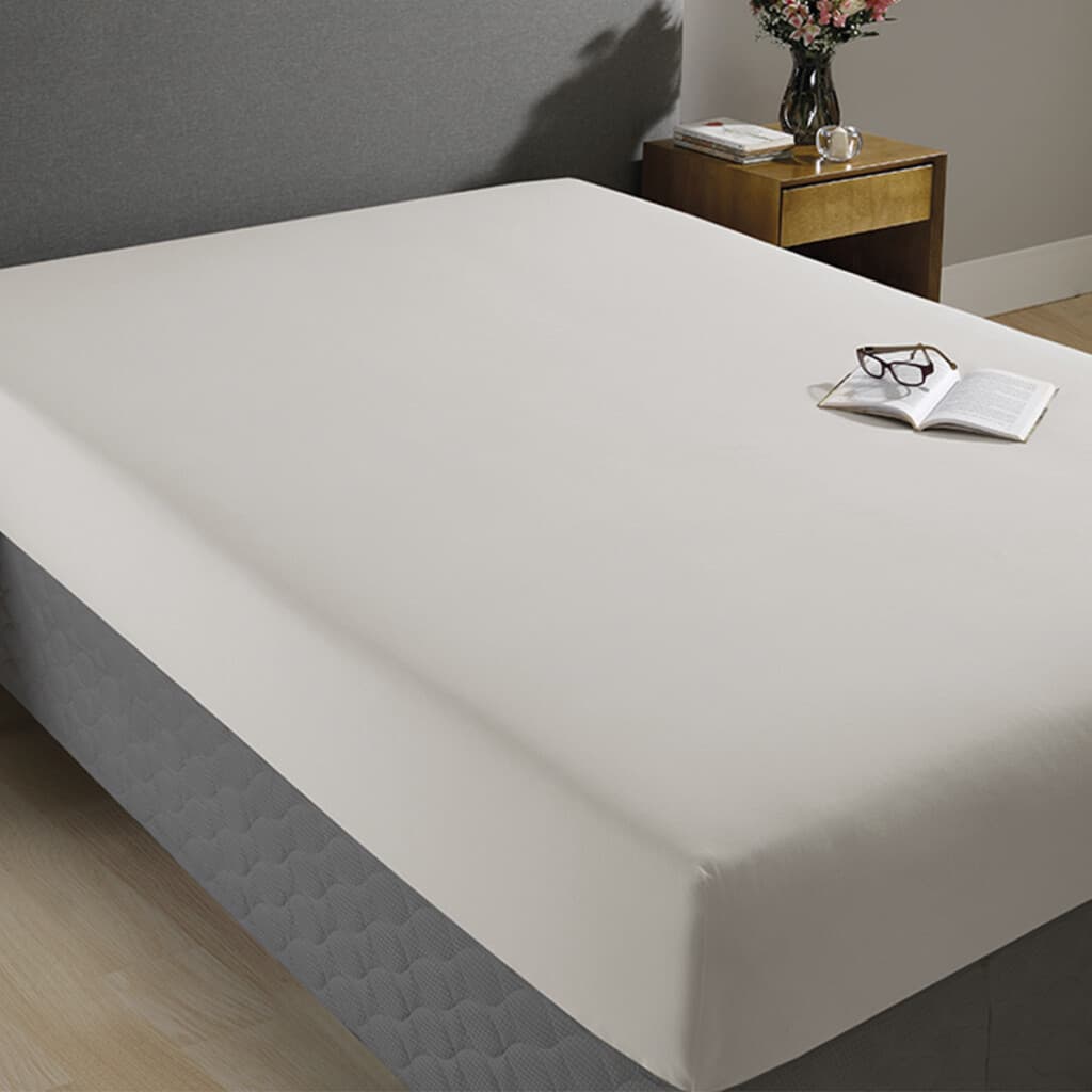 Sábana Ajustable 1 Plaza Richmond House - BEIGE - 1