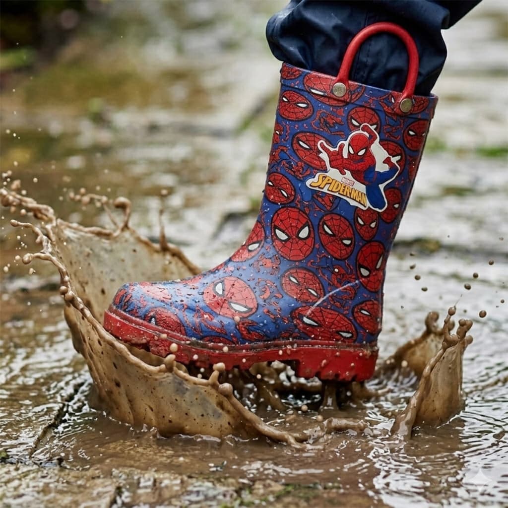Botas de Lluvia Infantiles Spiderman Talle 24 al 30 - Talle 25 - 1